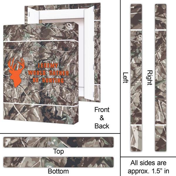 Hunting Camo 16x20 - Canvas Print - Approval