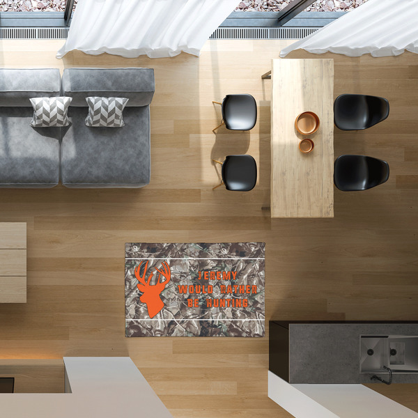 Hunting Camo 2'x3' Indoor Area Rugs - IN CONTEXT