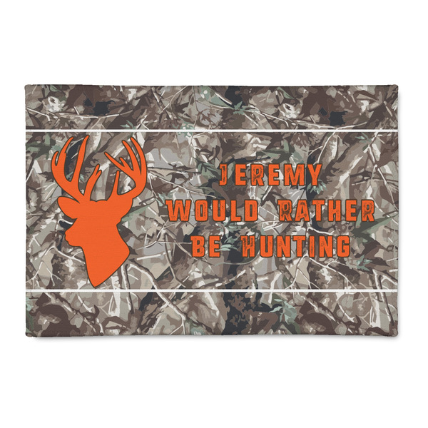 Custom Hunting Camo 2' x 3' Indoor Area Rug (Personalized)