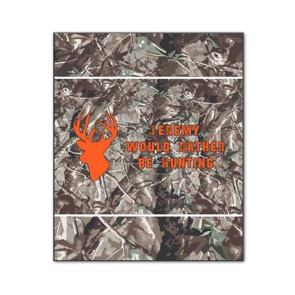 Hunting Camo 20x24 Wood Print - Front View