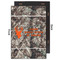 Hunting Camo 20x30 Wood Print - Front & Back View