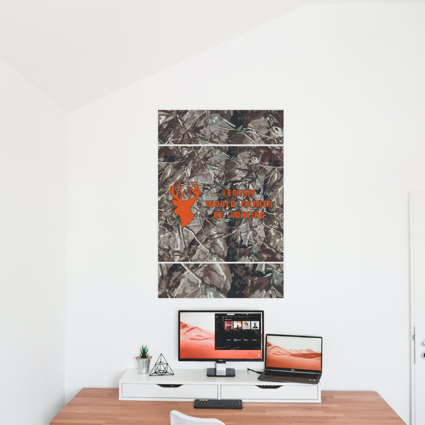 Hunting Camo 24x36 - Matte Poster - On the Wall