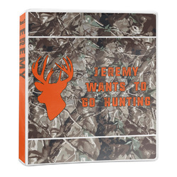 Hunting Camo 3-Ring Binder - 1 inch (Personalized)