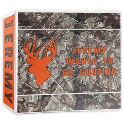 Hunting Camo 3-Ring Binder - 3 inch (Personalized)