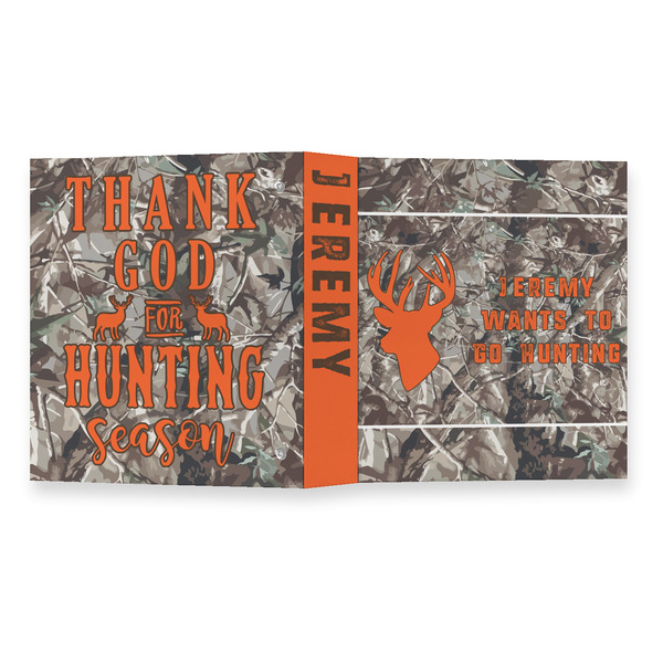 Hunting Camo 3 Ring Binders - Full Wrap - 1" - OPEN OUTSIDE