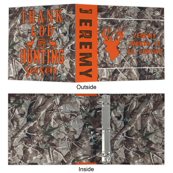 Hunting Camo 3 Ring Binders - Full Wrap - 2" - APPROVAL