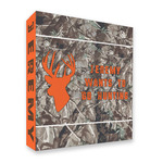 Hunting Camo 3 Ring Binder - Full Wrap - 2" (Personalized)