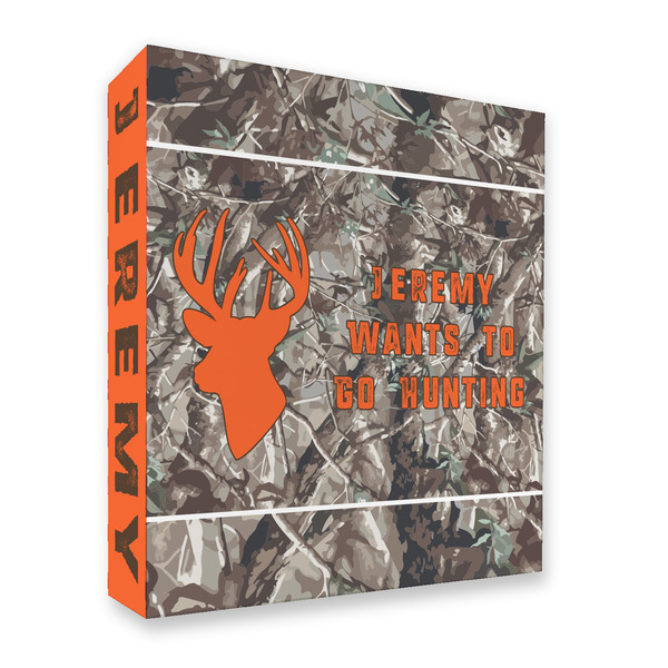 Custom Hunting Camo 3 Ring Binder - Full Wrap - 2" (Personalized)