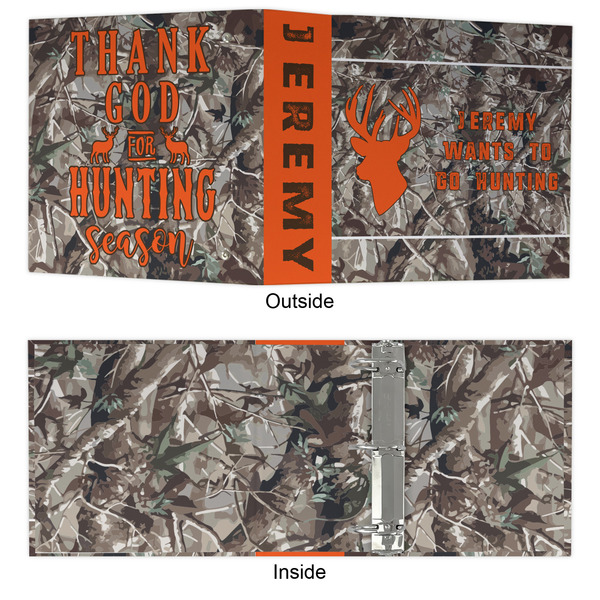 Hunting Camo 3 Ring Binders - Full Wrap - 3" - APPROVAL