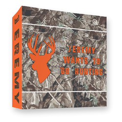 Hunting Camo 3 Ring Binder - Full Wrap - 3" (Personalized)