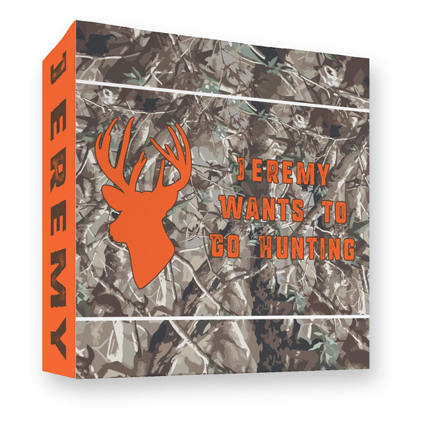 Custom Hunting Camo 3 Ring Binder - Full Wrap - 3" (Personalized)