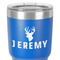 Hunting Camo 30 oz Stainless Steel Ringneck Tumbler - Blue - Close Up