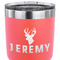 Hunting Camo 30 oz Stainless Steel Ringneck Tumbler - Coral - CLOSE UP