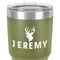 Hunting Camo 30 oz Stainless Steel Ringneck Tumbler - Olive - Close Up