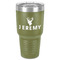 Hunting Camo 30 oz Stainless Steel Ringneck Tumbler - Olive - Front