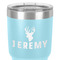 Hunting Camo 30 oz Stainless Steel Ringneck Tumbler - Teal - Close Up