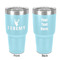 Hunting Camo 30 oz Stainless Steel Tumbler - Teal - Double-Sided (Personalized)