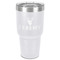 Hunting Camo 30 oz Stainless Steel Tumbler - White - Single-Sided (Personalized)