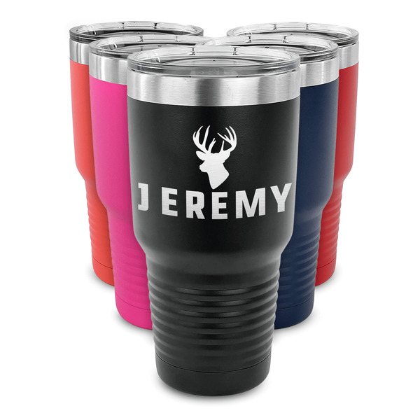 Hunting Camo 30 oz Stainless Steel Ringneck Tumblers - Parent/Main