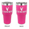 Hunting Camo 30 oz Stainless Steel Tumbler - Pink - Double Sided (Personalized)
