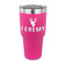 Hunting Camo 30 oz Stainless Steel Ringneck Tumblers - Pink - FRONT