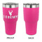Hunting Camo 30 oz Stainless Steel Ringneck Tumblers - Pink - Single Sided - APPROVAL