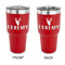 Hunting Camo 30 oz Stainless Steel Ringneck Tumblers - Red - Double Sided - APPROVAL