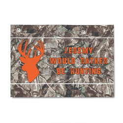 Hunting Camo 4' x 6' Indoor Area Rug (Personalized)