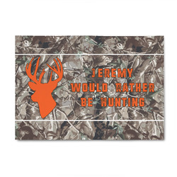 Hunting Camo 4' x 6' Patio Rug (Personalized)