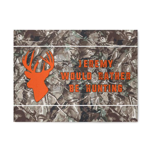 Custom Hunting Camo 5' x 7' Indoor Area Rug (Personalized)