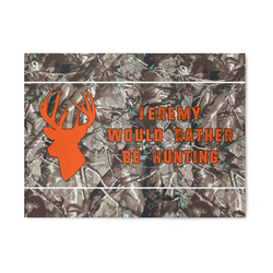 Hunting Camo 5' x 7' Patio Rug (Personalized)