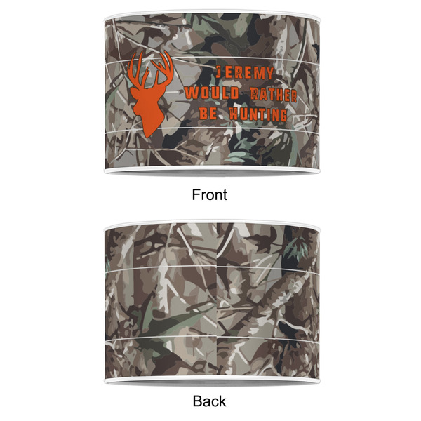 Hunting Camo 8" Drum Lampshade - APPROVAL (Poly Film)