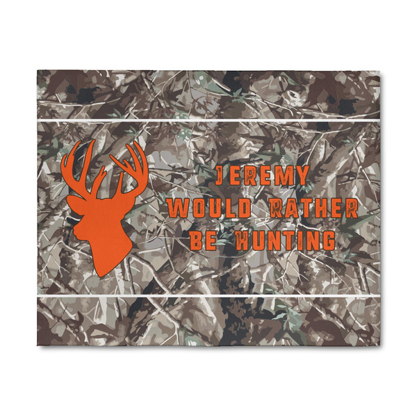 Custom Hunting Camo 8' x 10' Indoor Area Rug (Personalized)