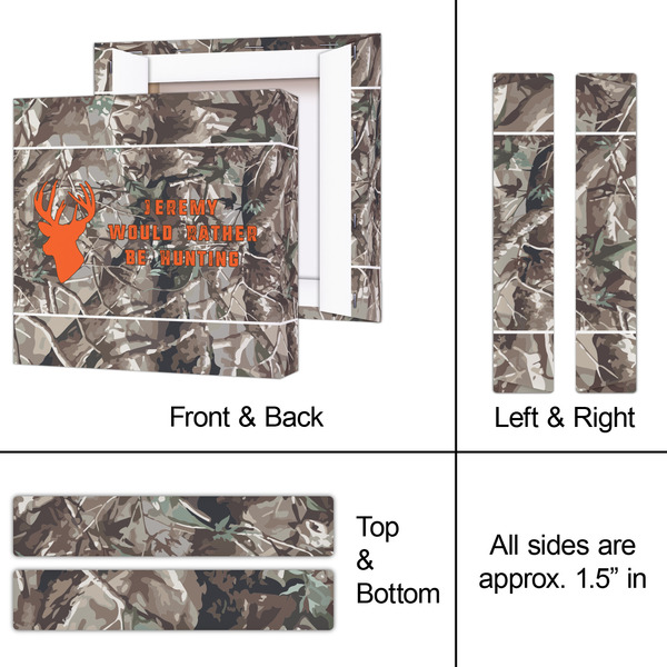 Hunting Camo 8x8 - Canvas Print - Approval