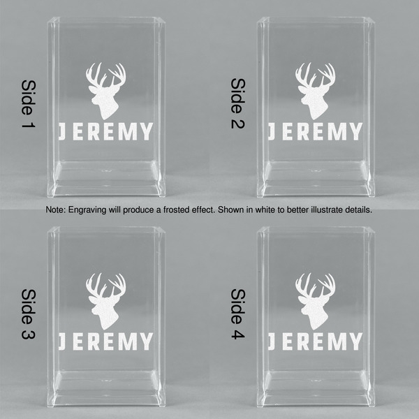 Hunting Camo Acrylic Pen Holder - All Sides