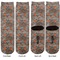 Hunting Camo Adult Crew Socks - Double Pair - Front and Back - Apvl