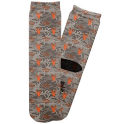 Hunting Camo Adult Crew Socks (Personalized)