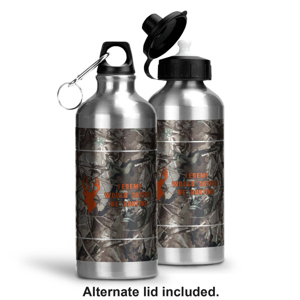 Hunting Camo Aluminum Water Bottle - Alternate lid options