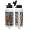 Hunting Camo Aluminum Water Bottle - White APPROVAL