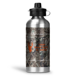 Hunting Camo Water Bottle - Aluminum - 20 oz (Personalized)