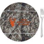 Hunting Camo 8" Glass Appetizer / Dessert Plates - Single or Set (Personalized)