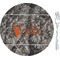 Hunting Camo 8" Glass Appetizer / Dessert Plates - Single or Set (Personalized)