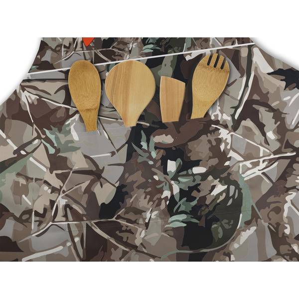 Hunting Camo Apron - Pocket Detail with Props