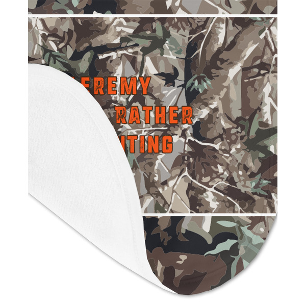 Hunting Camo Baby Bib - AFT detail