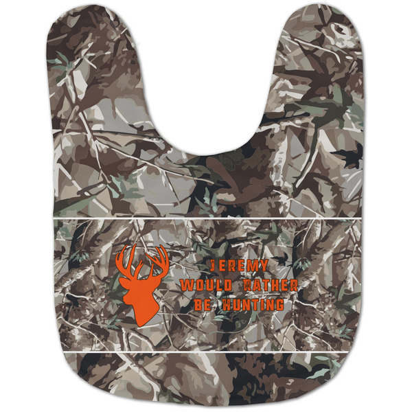 Hunting Camo Baby Bib - AFT flat