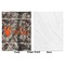 Hunting Camo Baby Blanket (Single Sided - Printed Front, White Back)