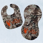 Hunting Camo Baby Bib & Burp Set w/ Name or Text