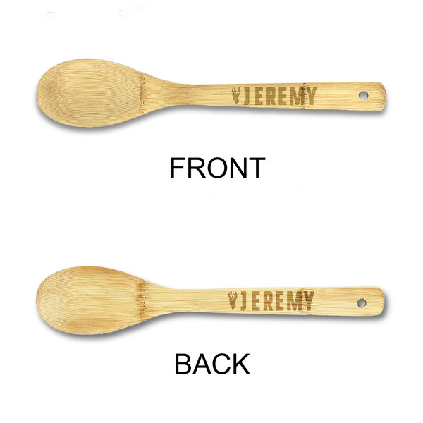 Hunting Camo Bamboo Spoons - Double Sided - APPROVAL