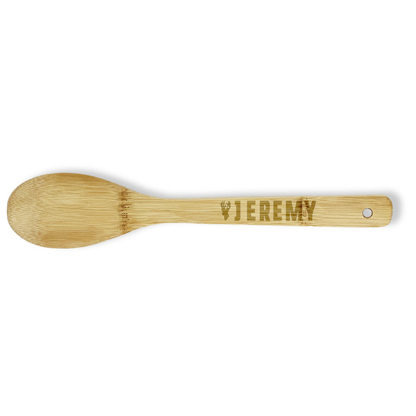 Custom Hunting Camo Bamboo Spoon - Double Sided (Personalized)