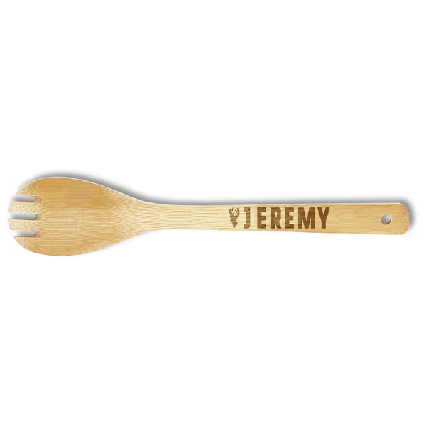 Hunting Camo Bamboo Spork - Single Sided - FRONT